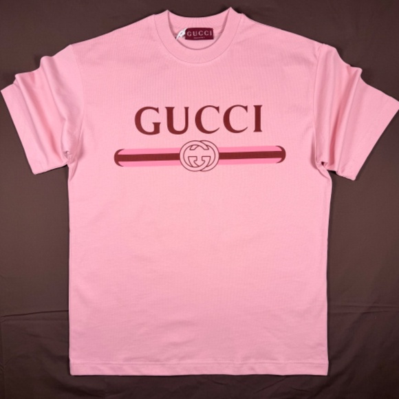 Gucci Other - MEN'S GUCCI PINK COTTON JERSEY T-SHIRT SIZE MEDIUM RELAXED FIT EXCELLENT